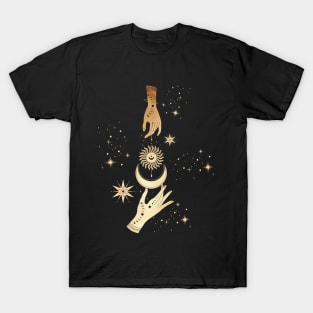 Sun, Moon & Stars • Tarot & Modern Witch Symbols T-Shirt